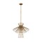 Z-Lite Alito 6 Light Chandelier, Rubbed Brass & Rubbed Brass 6015-6RB - alternate 2